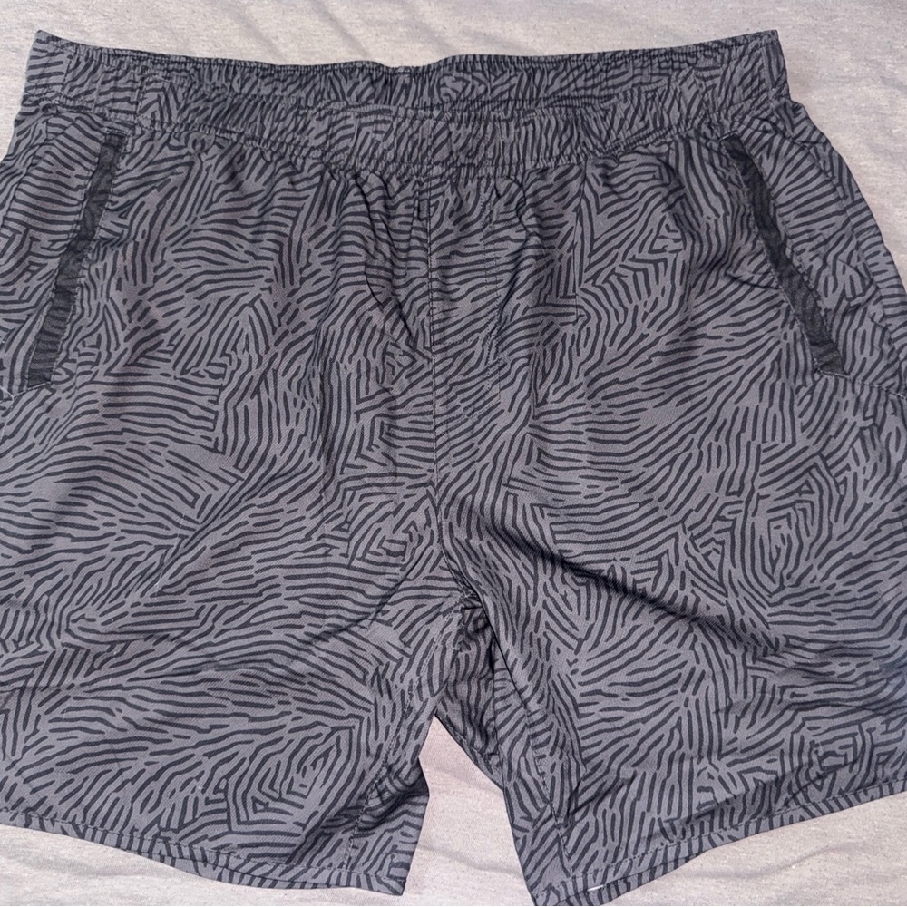RVCA Charcoal Patterned Shorts